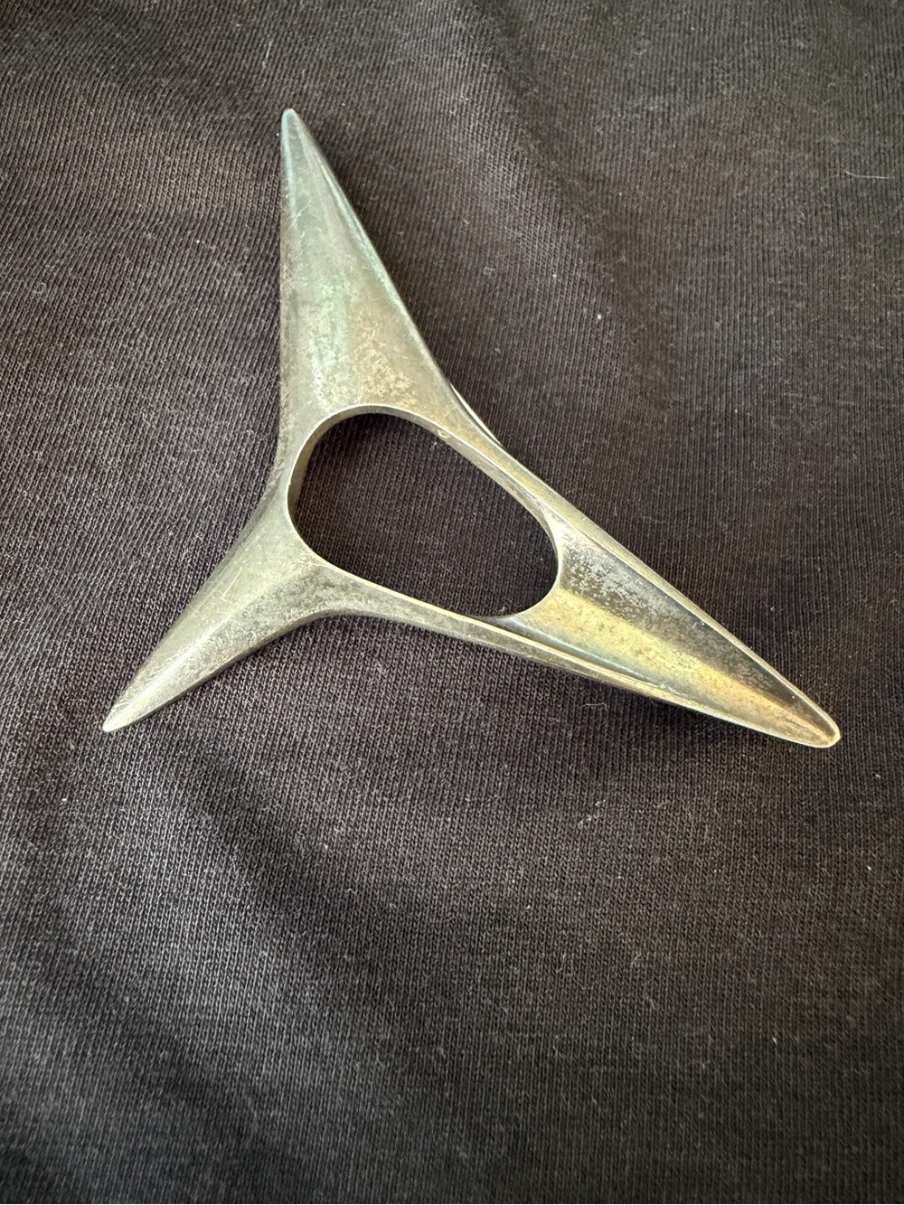 Vintage Georg Jensen Sterling Silver Henning Koppel 342 Modernist Brooch Pin
